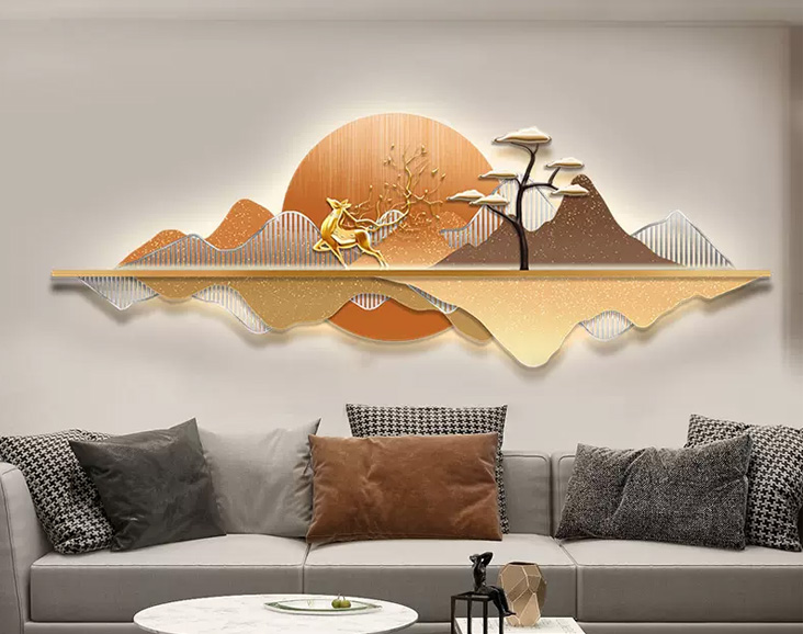 客廳裝飾畫沙發(fā)背景墻掛畫